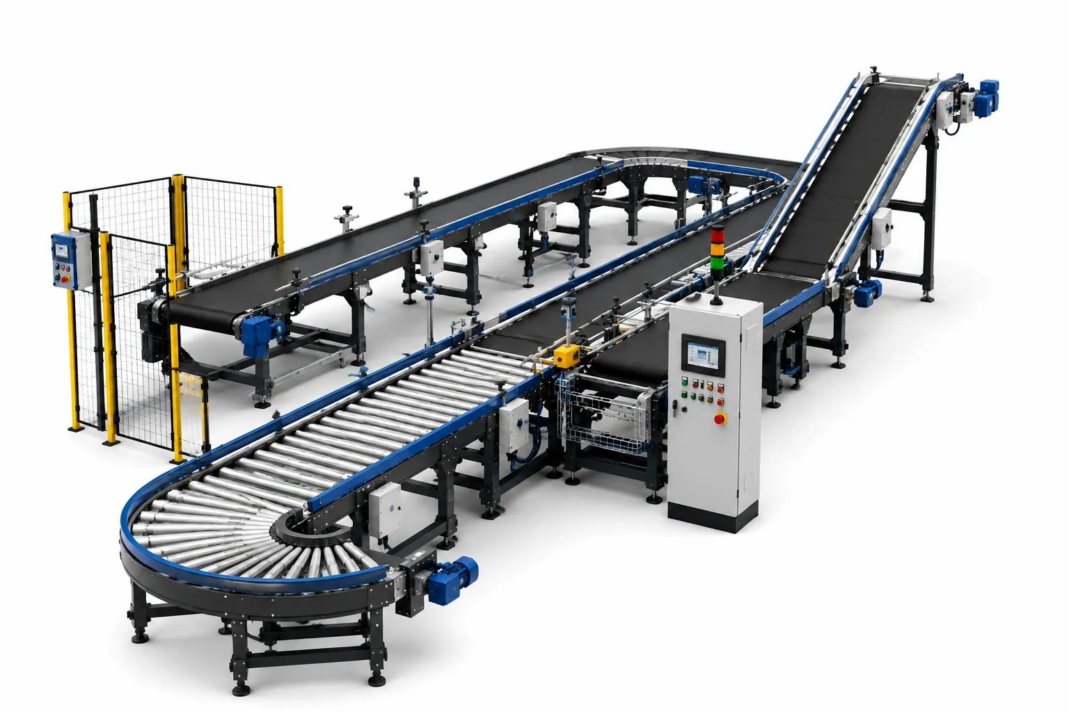 Conveyor and automation watermark background